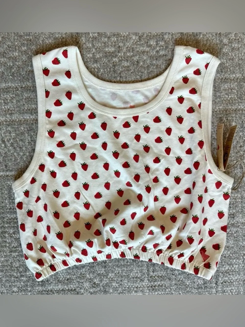 NWT Girls Pink Chicken Organic Strawberry Tina Top size 10